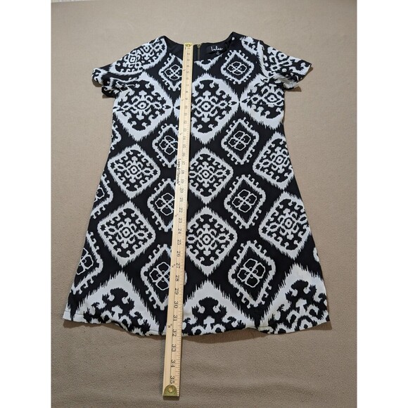 Lulus Womens Black & White Give Me A Print Shift Dress Size Small READ DESCPTION - Picture 11 of 11